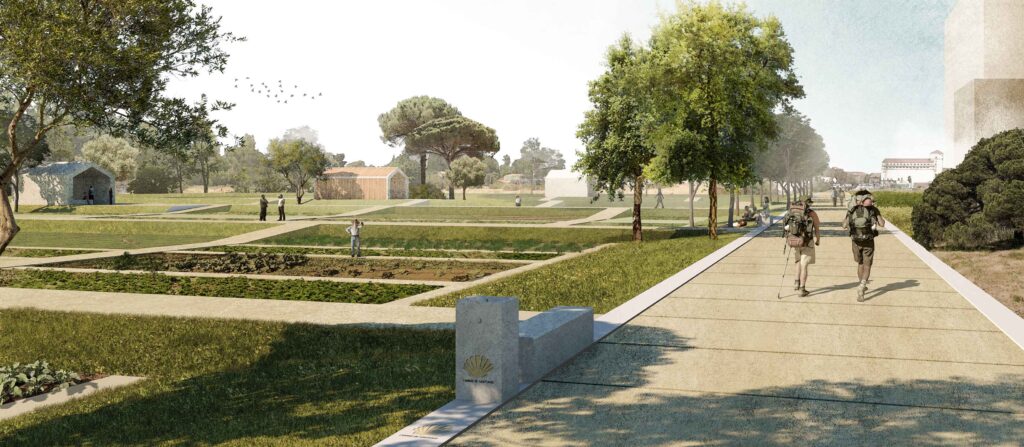 BURGOS A LA CARTA - Vista de las huertas junto a la Playa de Fuentes Blancas